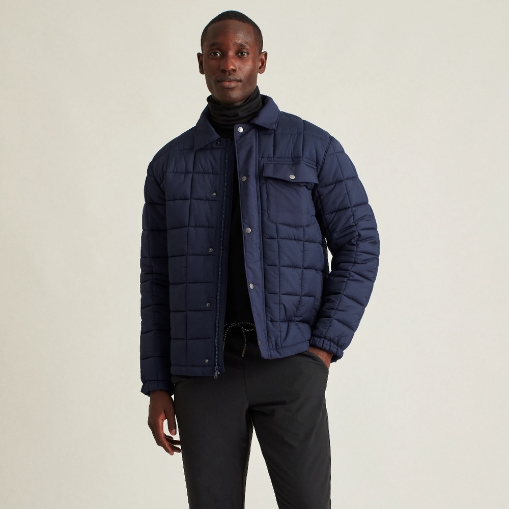 Beautiful Quilted Navy jacket- New